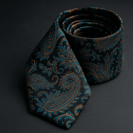 The Tigris Shard Silk Tie