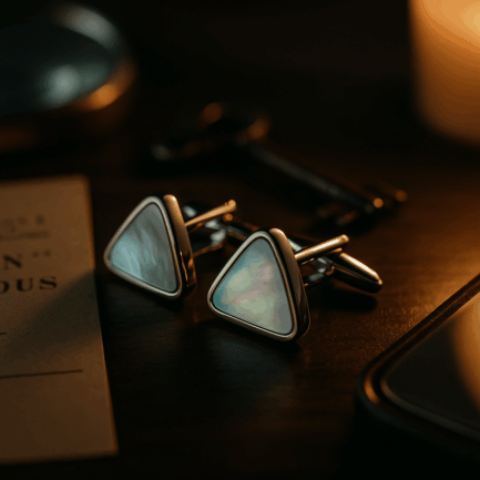The Whisper Signal Cufflinks