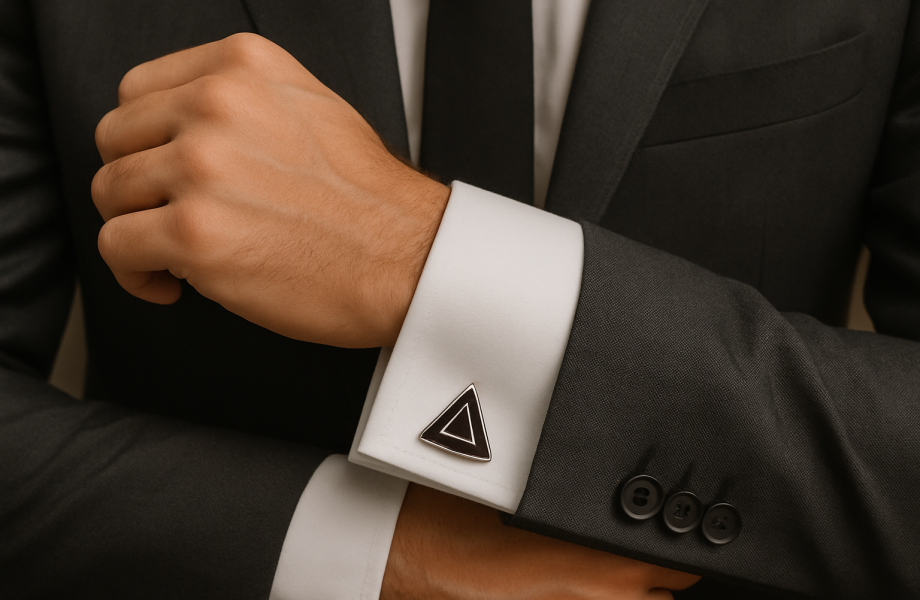 trianglecufflinks